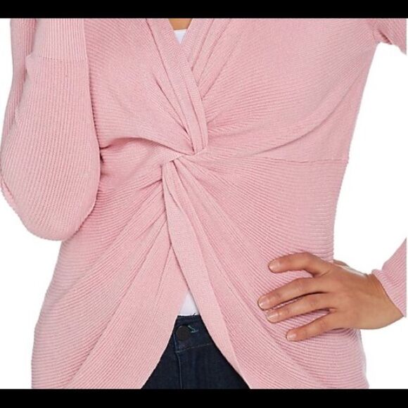 Laurie Felt Twist Front Cashmere Blend Sweater - Picture 5 of 7